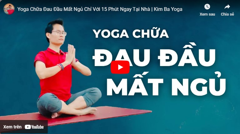 video bài tập yoga giảm đau đầu