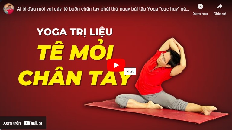 Video trị thoát vị đĩa đệm bằng yoga 